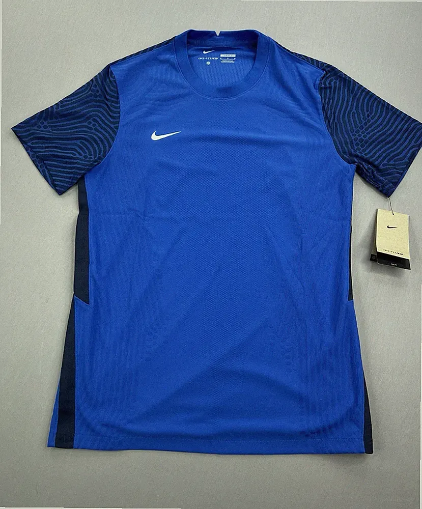 Nike Dri-Fit ADV Vapor Knit III Slim Fit Soccer Jersey Mens Sz M CW3133 Blue $70