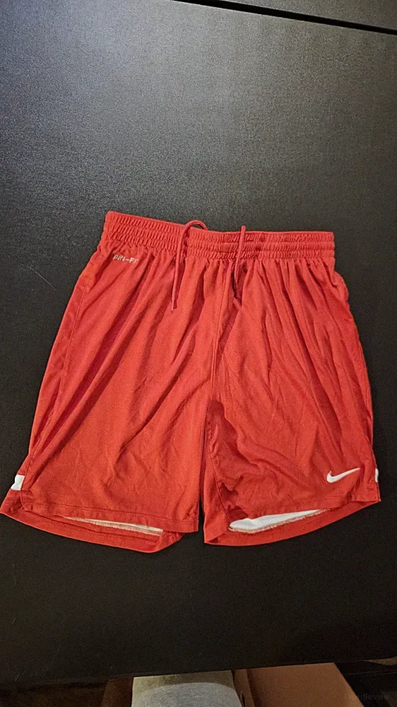 Nike Dri-Fit Hertha 6.5" Soccer/Football Knit Shorts Mens S Red Athletic