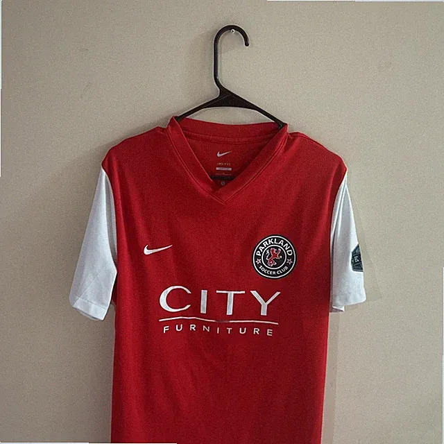 Nike Dri-FIT Parkland Soccer Club Jersey Red White City Furniture