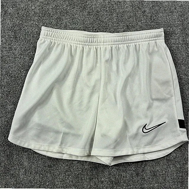 Nike Dri-FIT Shorts Girls Large White Soccer 4.5 Inseam Standard Fit Athletic