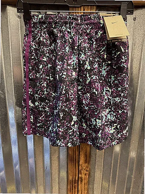 Nike Dri-Fit Shorts Youth Kids Boys Large Purple Blue FV0275-503 $32 Retail New