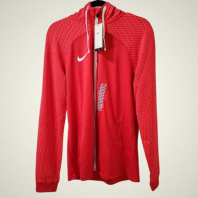 Nike Dri-Fit Strike Track Jacket Hooded Men Red Football/Soccer NWT