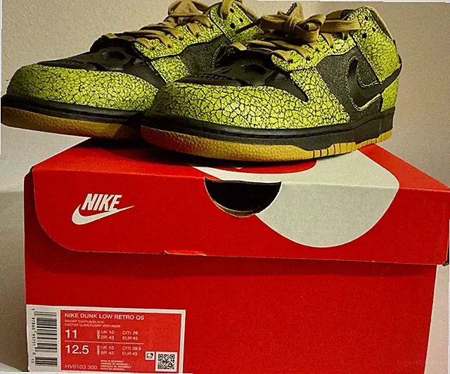 Nike Dunk Low Retro QS Halloween Skull - Size 11