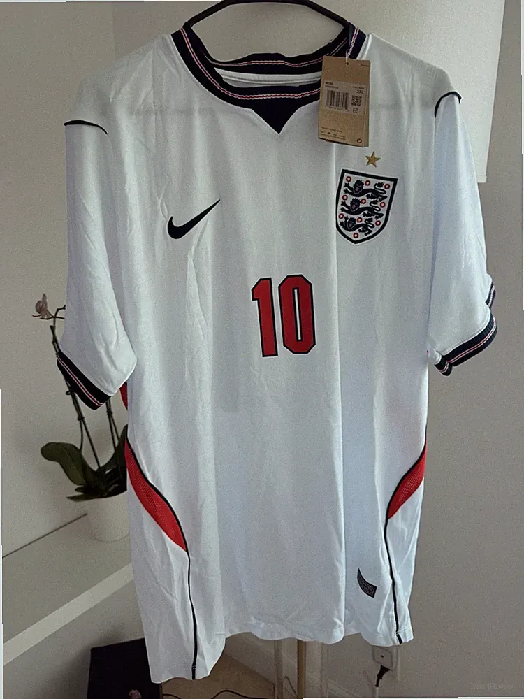 Nike England Jude Bellingham #10 Soccer Jersey Men’s 2XL White Dri-FIT NWT