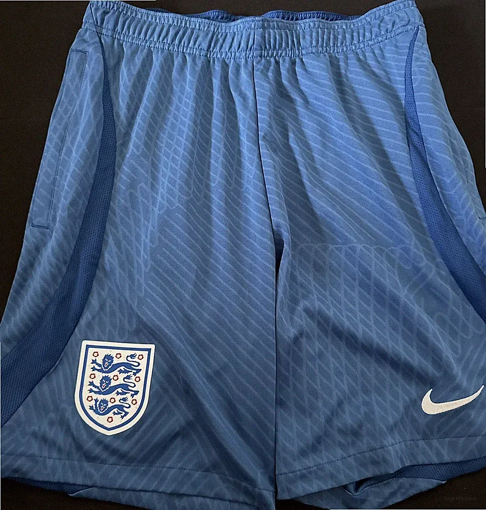 Nike England National Strike Knit Soccer Shorts Blue Men Size S New DR4659-433