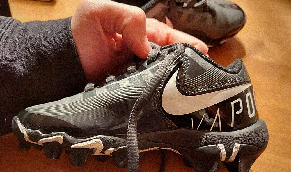 Nike FastFlex Vapor Black Soccer Sports Cleats Toddler Kids Size 11C