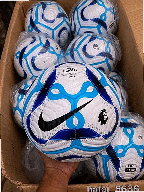 Nike Flight Premier League 2025 Soccer Ball Size 5 Lot of 10 White Blue