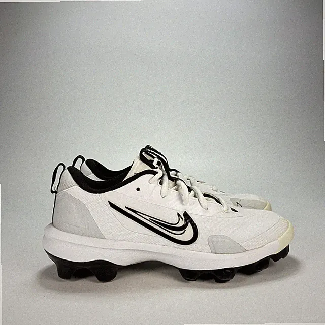 Nike Force Trout 9 Pro MCS White Black Baseball Cleats FB6340-100 Youth Size 4Y