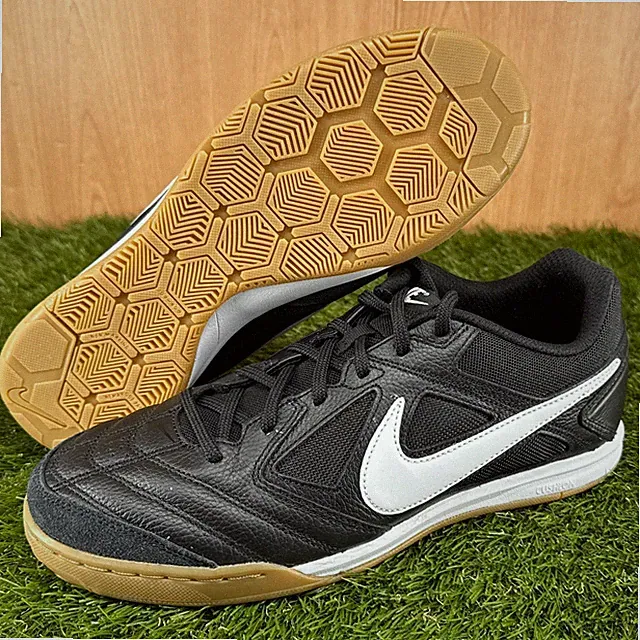 Nike Gato Black White Gum Indoor Soccer Shoes HQ6019-001 Men's Size 9.5