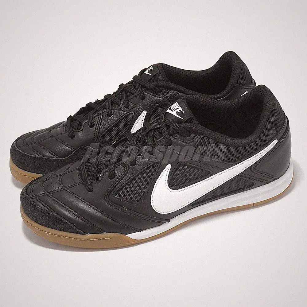 Nike GATO Black White Gum Men Unisex Casual Indoor Soccer Shoes HQ6019-001