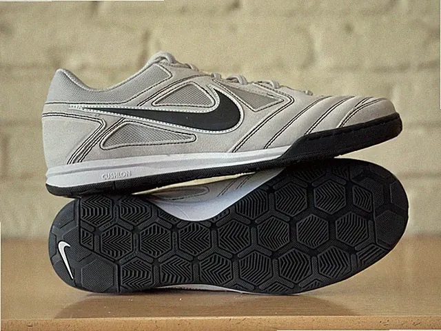 Nike Gato Low Leather Grey Fog Black Wht Men 11 Soccer Street Indoor HQ6020-007