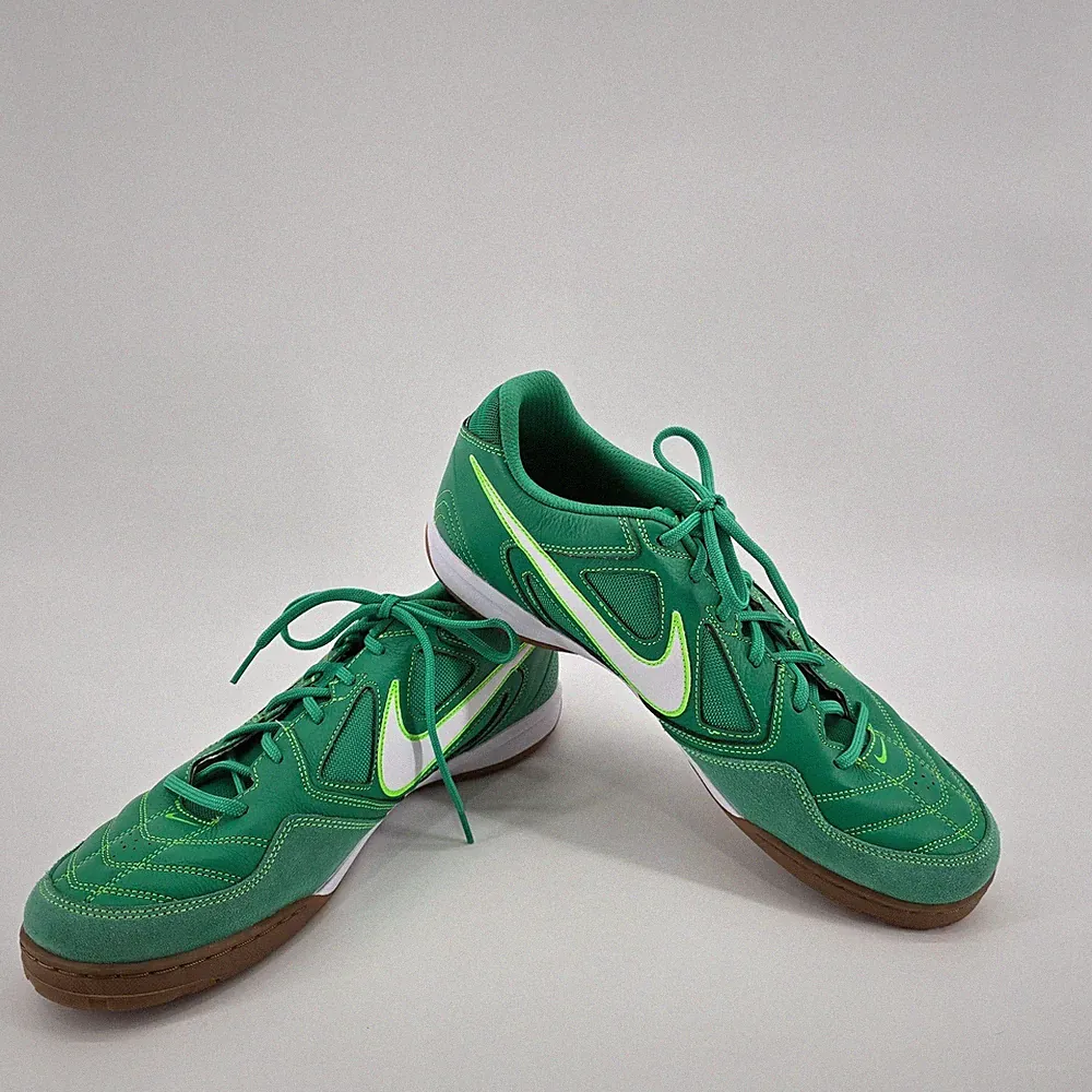 Nike Gato Soccer Shoes Mens Indoor Futsal Green White HQ6019-300 Size 14 NWOT