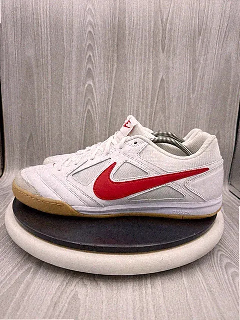 Nike GATO White University Gum Red Mens Sz 13 Indoor Soccer Shoes HQ6019-102 NEW