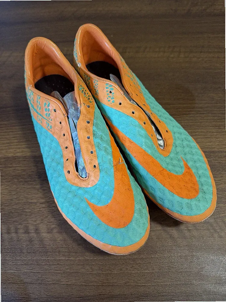 Nike Hypervenom Phantom NikeID FG Soccer Cleats Men's Size 8.5 Rare Custom Good