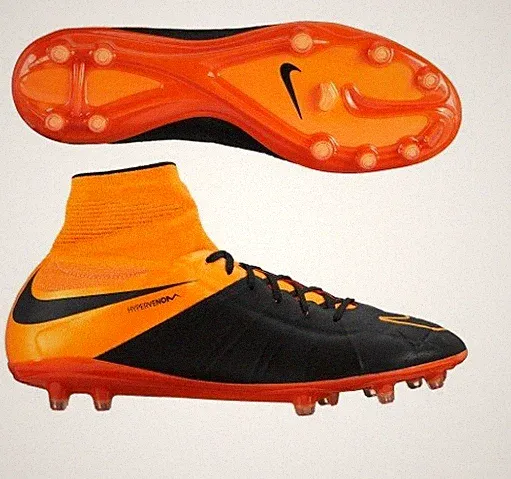 Nike Hypervenom Phatal II DF Leather FG Soccer Cleats Shoes Mens 6 US 747504