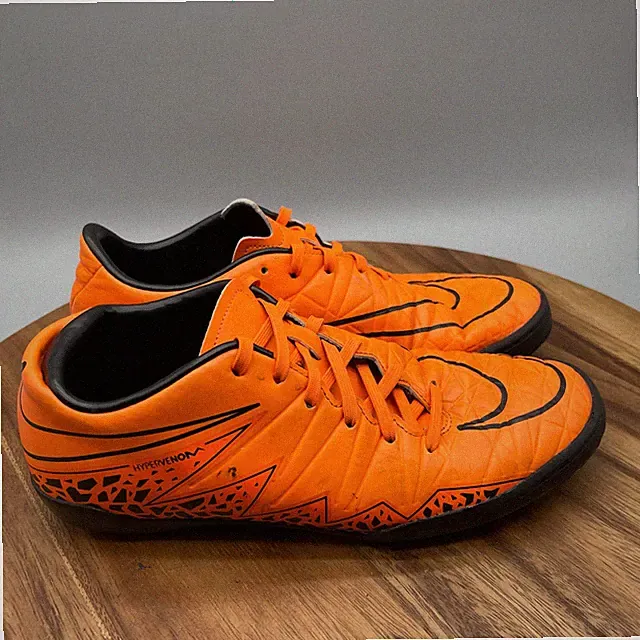 Nike Hypervenom Phelon 2 IC Shoes Mens Size 7 Total Orange/Black Soccer Cleats