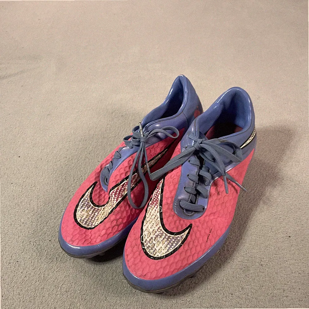 Nike Hypervenom Phelon Soccer Cleats Mens 8.5 Pink Purple FG Shoes 599077-641