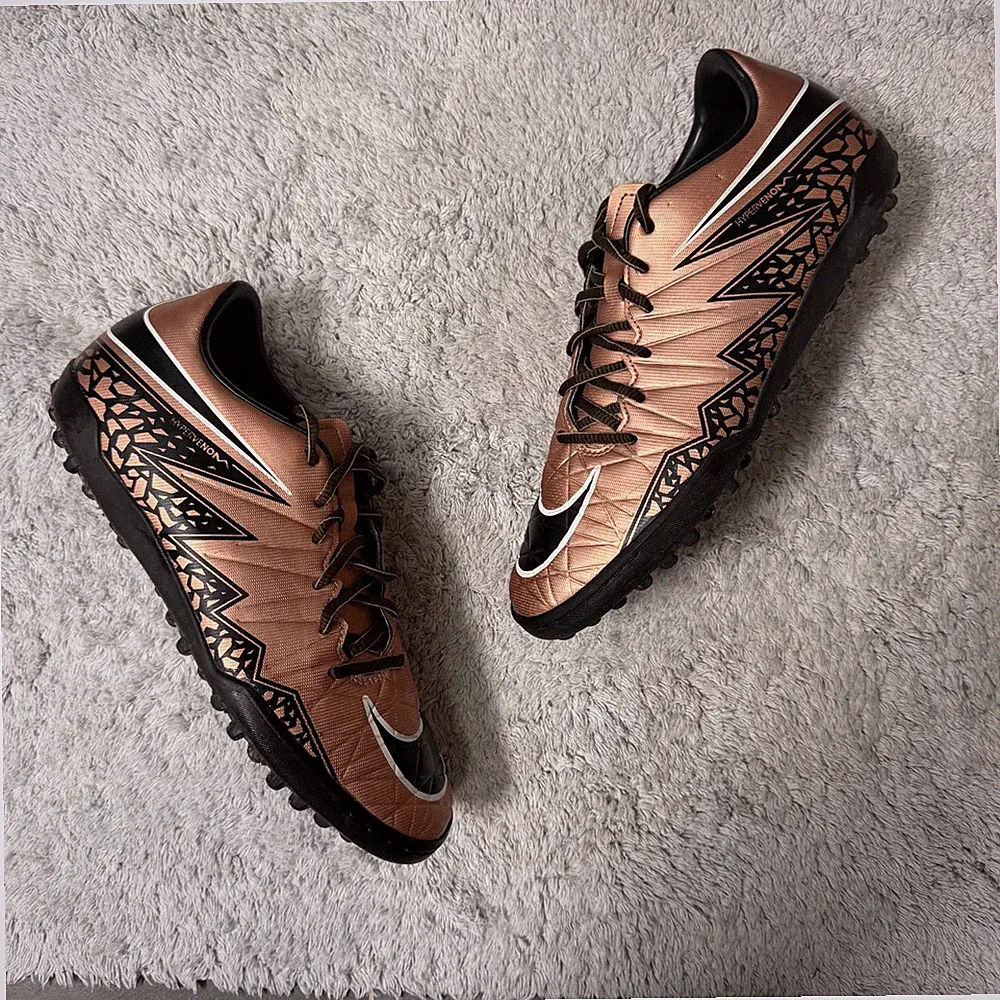 NIKE Hypervenom Phelon TF Bronze Turf Soccer Cleats Football Boots US8 UK7 EUR41