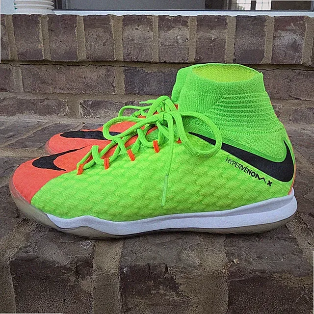 Nike Hypervenom X Proximo Zoom IC Indoor Football Soccer Cleats Green 4.5US 4UK