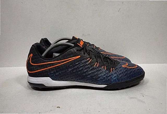 Nike HypervenomX Finale TF Men’s 12 749888-008 Blue Black Indoor Soccer Shoes