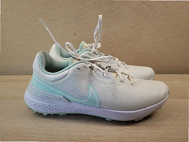 Nike Infinity Pro 2 White Mint Foam Teal Mens Size 10 Golf Shoes DJ5593-100