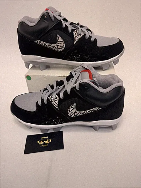 Nike Jordan Stadium 90 Low MCS Shoes Black Cement Grey HQ0211-060 Men’s Size 9