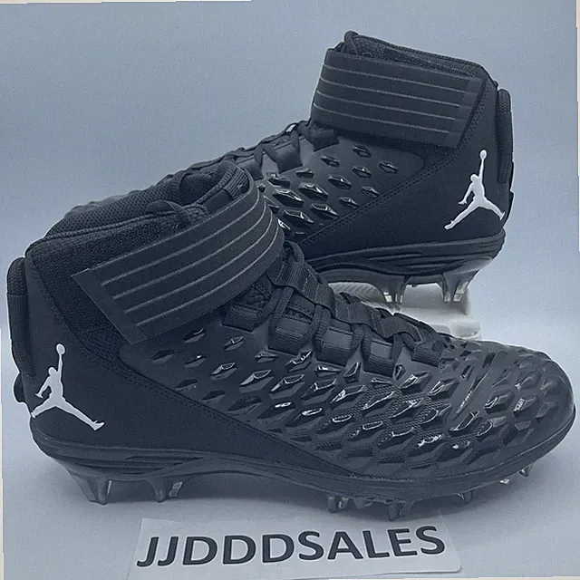 Nike Jordan x Force Savage Pro 2 Football Cleats Black CV1663-003 Men’s Sz 13.5