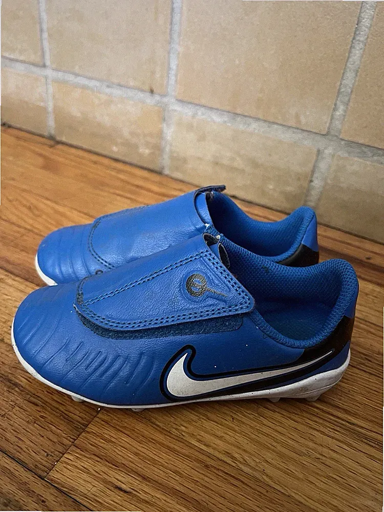 Nike JR Legend 10 Club FG/MG PS Blue Soccer Cleats DV4356-400 Toddler Size 11c