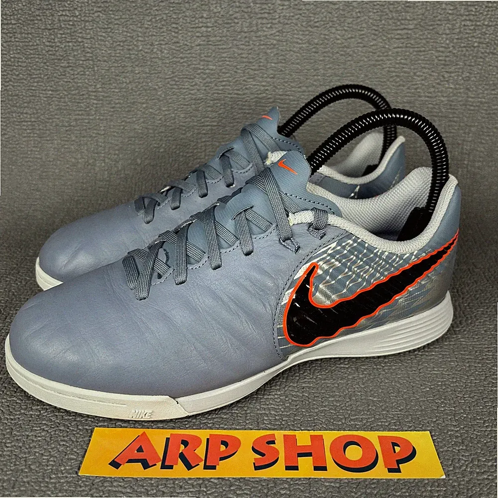 Nike JR Legend 7 Academy AH7259-408 Size Kids Boys 4Y Grey Turf Soccer Cleats