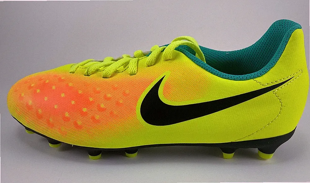 NIKE JR MAGISTA OLA II VOLT/BLACK CLEATS SOCCER FOOTBALL BOYS KIDS YOUTH SIZES