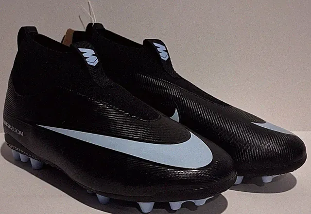 Nike Jr. Mercurial Superfly 10 Academy Multi Ground Size 5.5Y Black & Blue