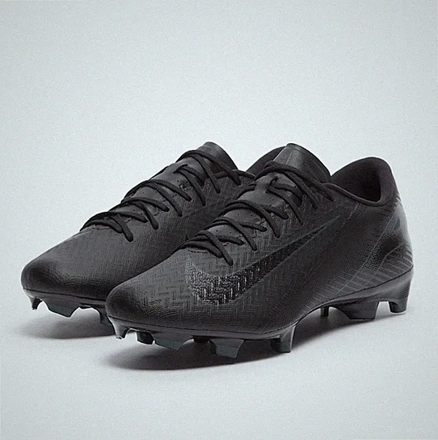 Nike Jr Mercurial Vapor 16 Academy FG/MG Soccer Cleats - Sz 6.5Y Black