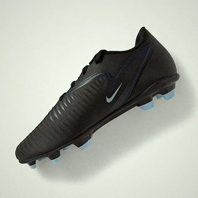 Nike Jr Phantom GX Low Club MG Soccer Cleats Black Blue Youth Size 4 New