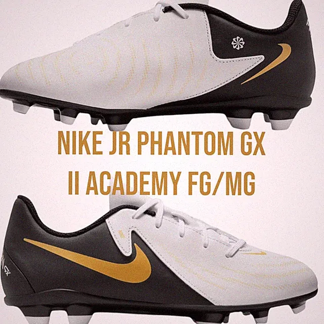Nike Jr Phantom GX2 Academy Sizes: 5Y/W6.5 or 6Y/W7.5 Soccer Cleats FG/MG NEW