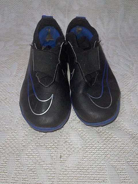 Nike Jr Soccer Cleats Youth 2.5Y Black Mercurial Zoom Air Indoor Sports