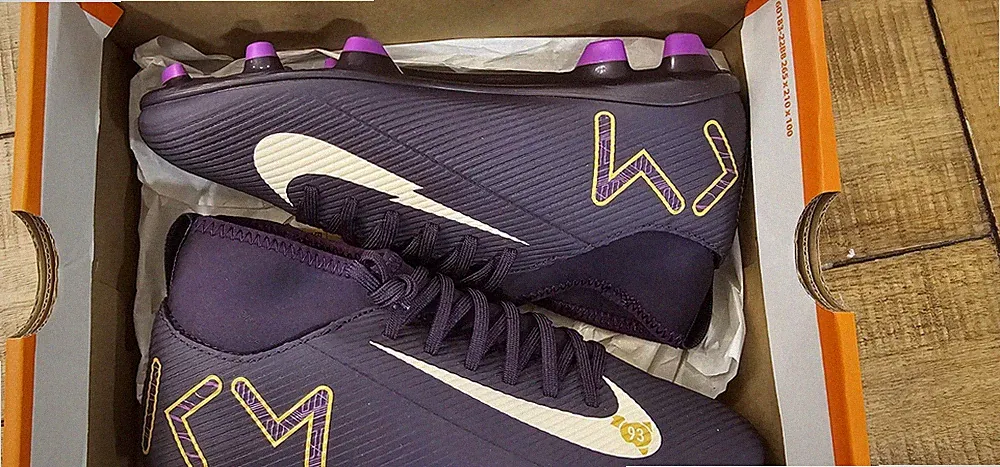 Nike Jr Superfly 10 Club KM FG/MG Soccer Cleats Plum Eclipse HF6283-200 Kids 6Y