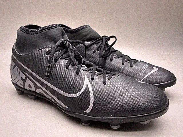 Nike Jr. Superfly 7 Club FG Soccer Cleats AT7949-001 Black/Grey US Size 7.5