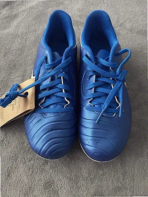 Nike Jr Tiempo Legend 10 Academy MG Size 5Y Blue Soccer Cleats DV4348-400