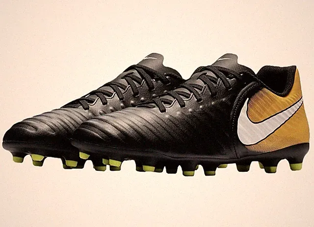 Nike JR Tiempo RIO IV FG Cleats Youth Size US 2.5 / UK 2 / EU 34 UPC863
