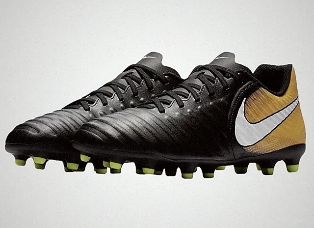 Nike JR Tiempo RIO IV FG Cleats Youth Size US 2.5 / UK 2 / EU 34 UPC865