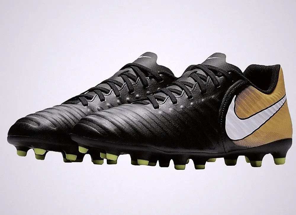 Nike JR Tiempo RIO IV FG Cleats Youth Size US 2.5 / UK 2 / EU 34 UPC866