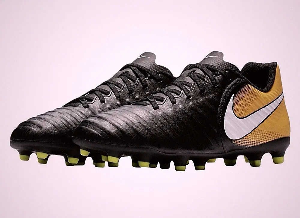 Nike JR Tiempo RIO IV FG Cleats Youth Size US 2.5 / UK 2 / EU 34 UPC868