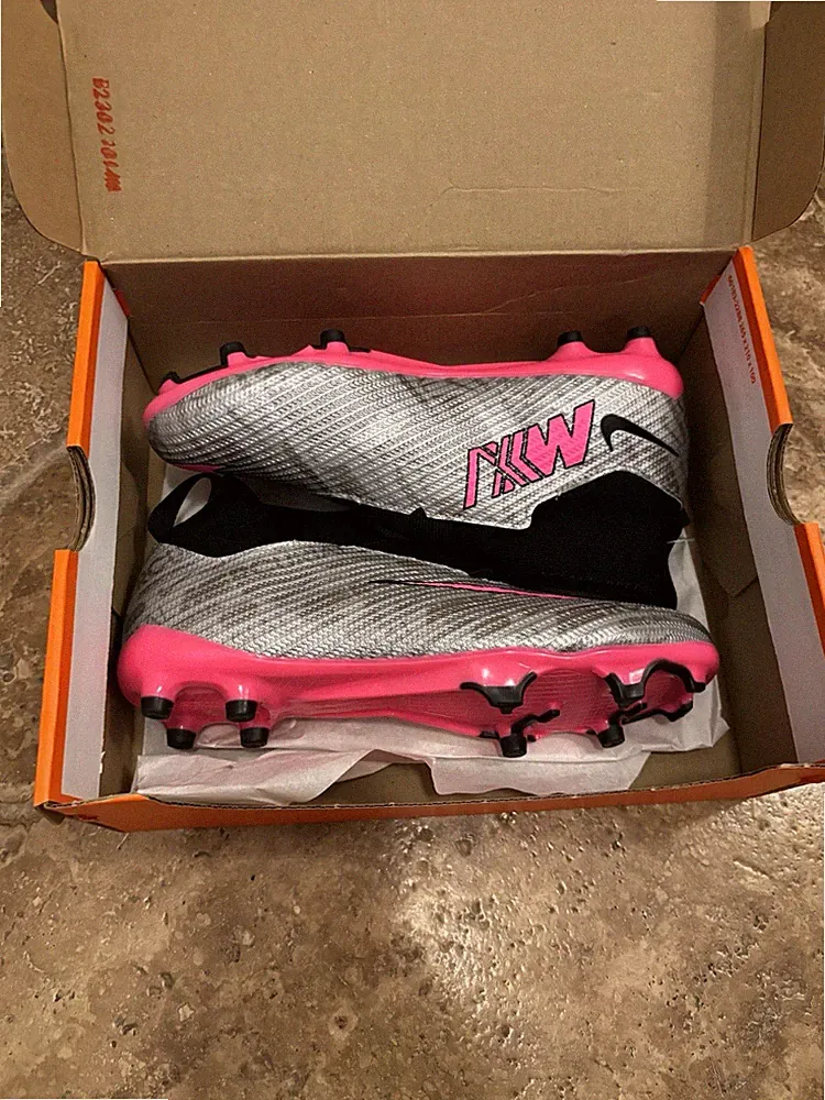 NIKE JR. ZOOM MERCURIAL SUPERFLY 9 PRO XXV BIG KIDS' FIRM-GROUND SOCCER CLEATS