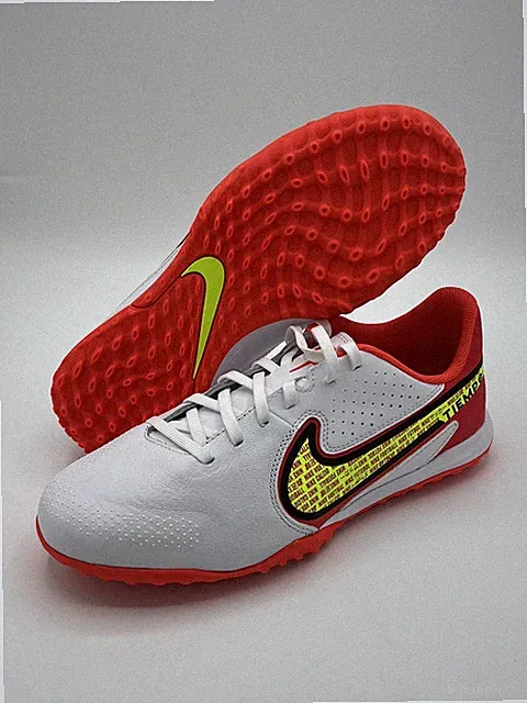 Nike Junior Tiempo Legend 9 Academy TF Shoes Soft Quality Cleats Red DA1328-176