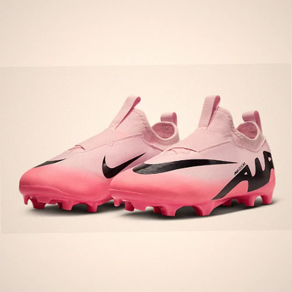 Nike Kids Mercurial Vapor 15 Academy Soccer Cleats Size 10C Pink Black NWOB