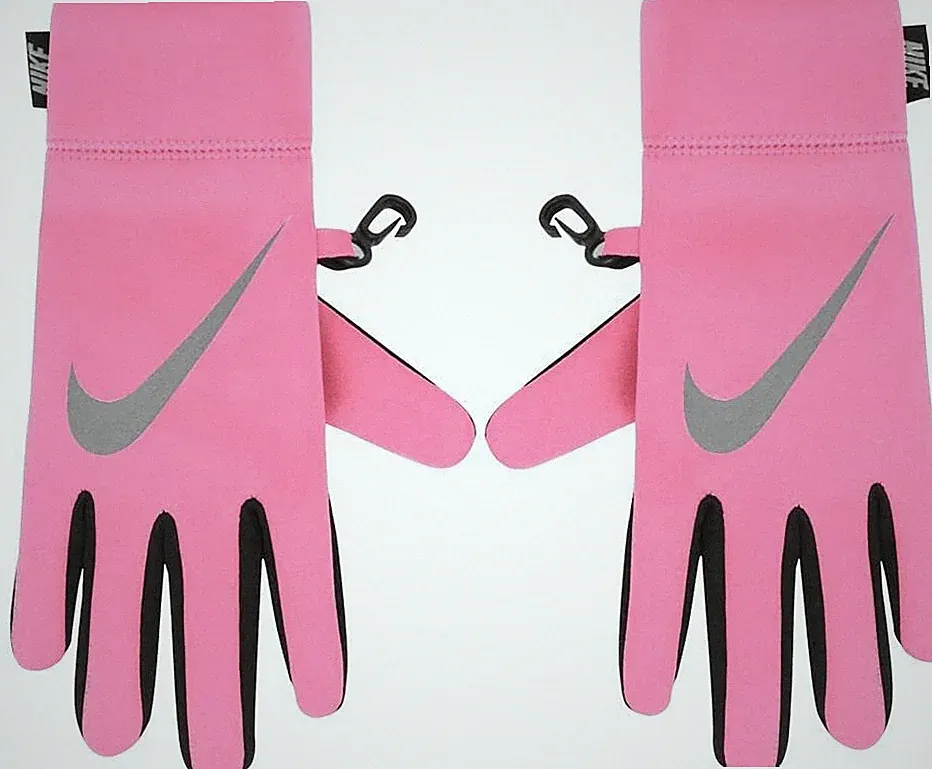 Nike Kids Therma Reflect Pink Gloves Size 7/16 L13432