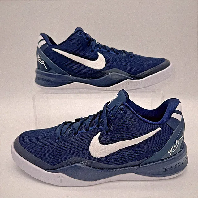 Nike Kobe VIII Sneaker Trainer Blue Basketball FN0266-400 Size 5Y = Womens 6.5
