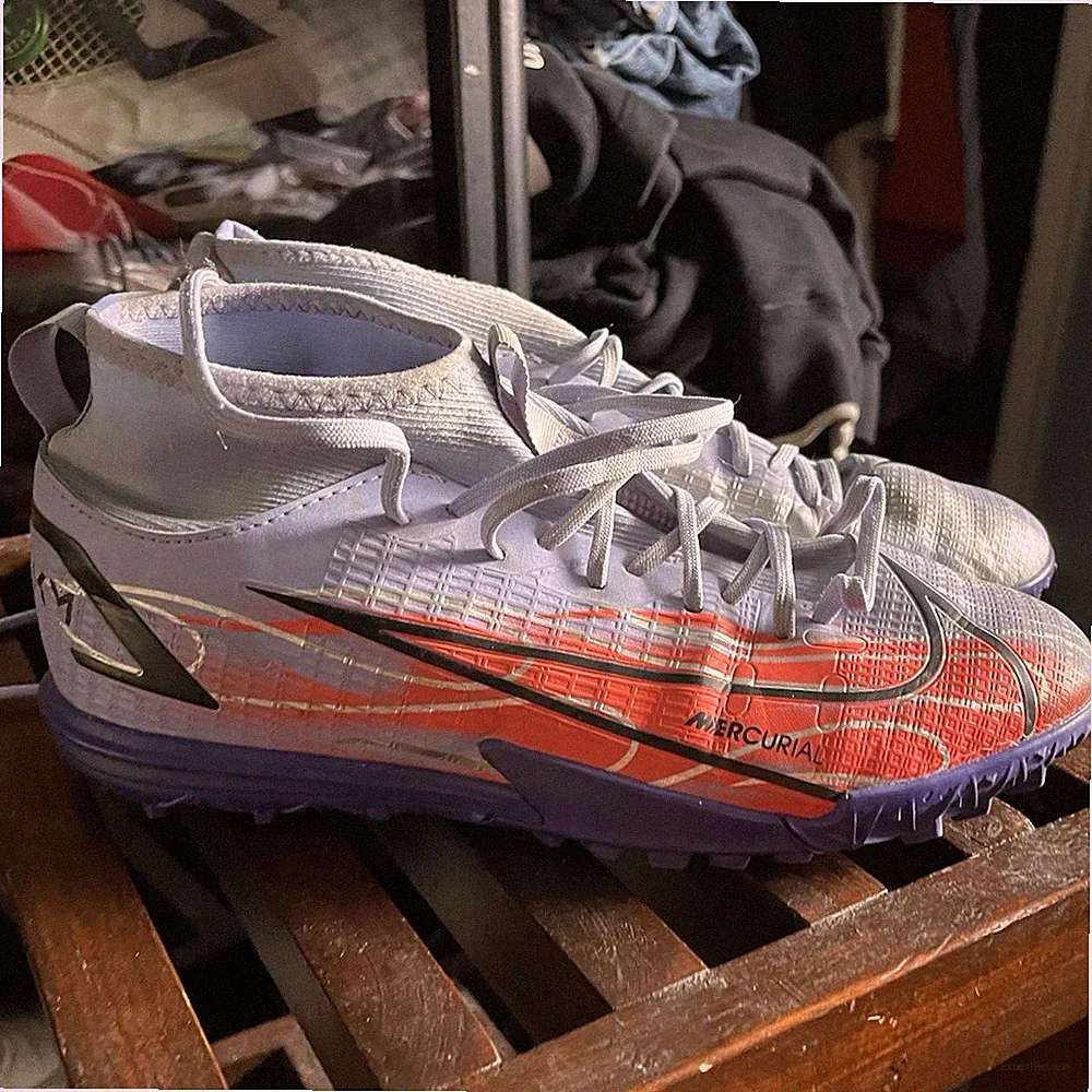 Nike Kylian Mbape Mercurial Mid Turf Soccer Cleats Youth 5