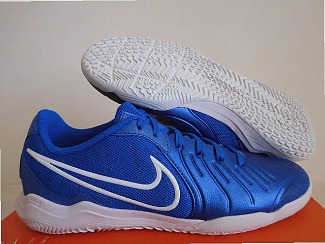 Nike Legend 10 Academy Ic Indoor Cleats Soar Blue-White Sz 7.5 [DV4341-400]