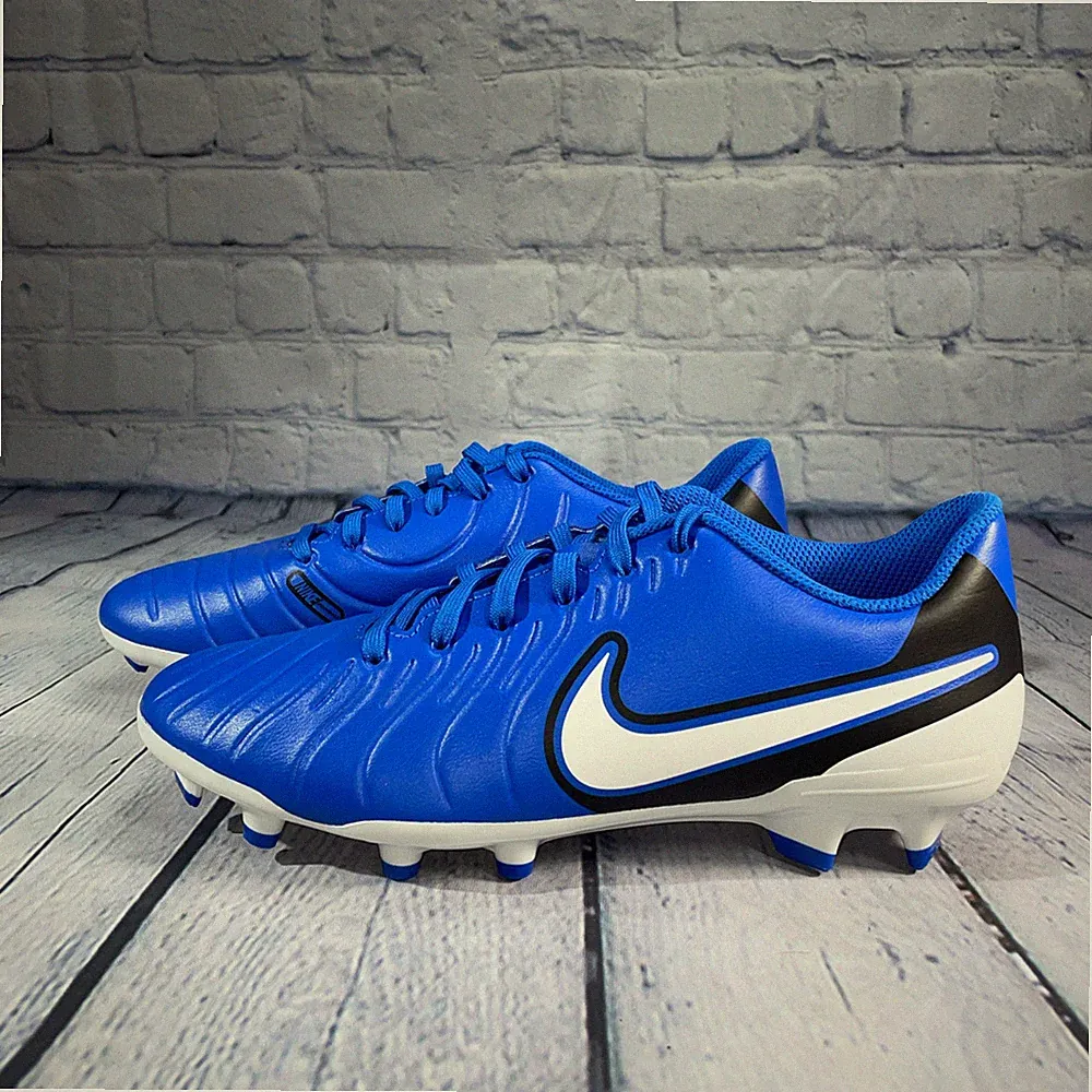 Nike Legend 10 Club FG/MG Soccer Cleats Soar Blue White DV4344-400 Men Sz 5.5